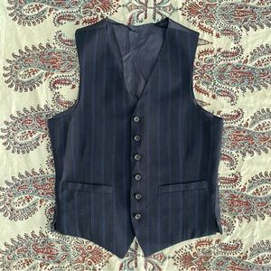 Vintage stripe wool vest